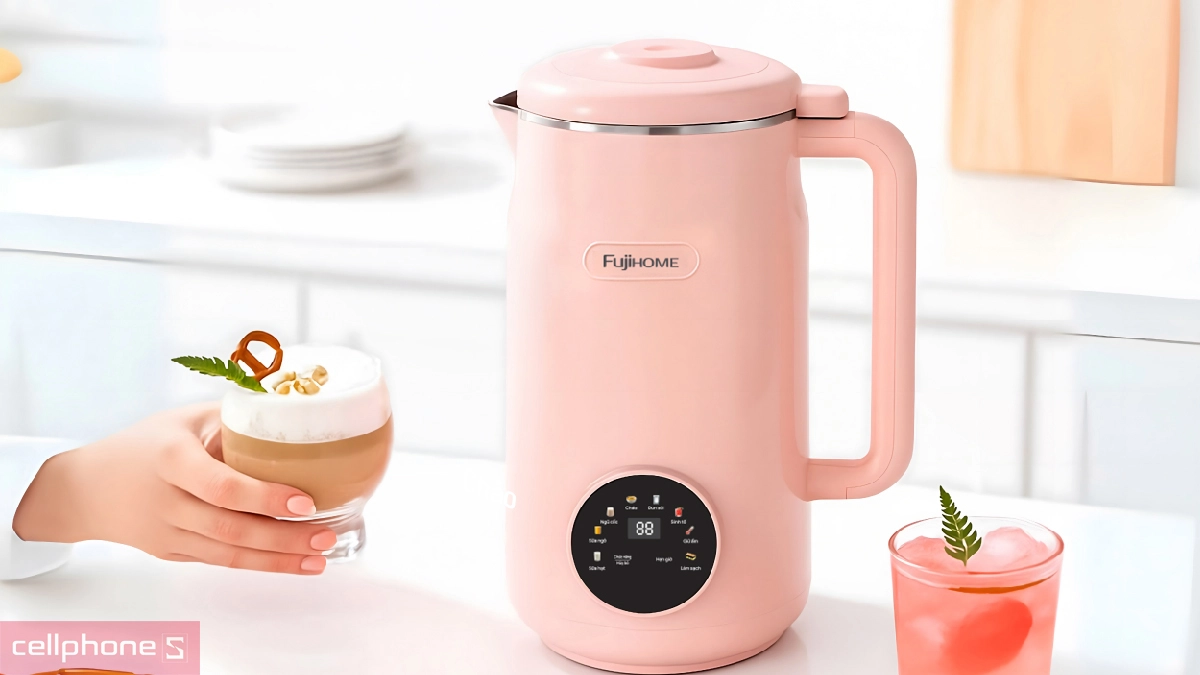 8 chương trình nấu của Máy làm sữa hạt Fujihome SM826