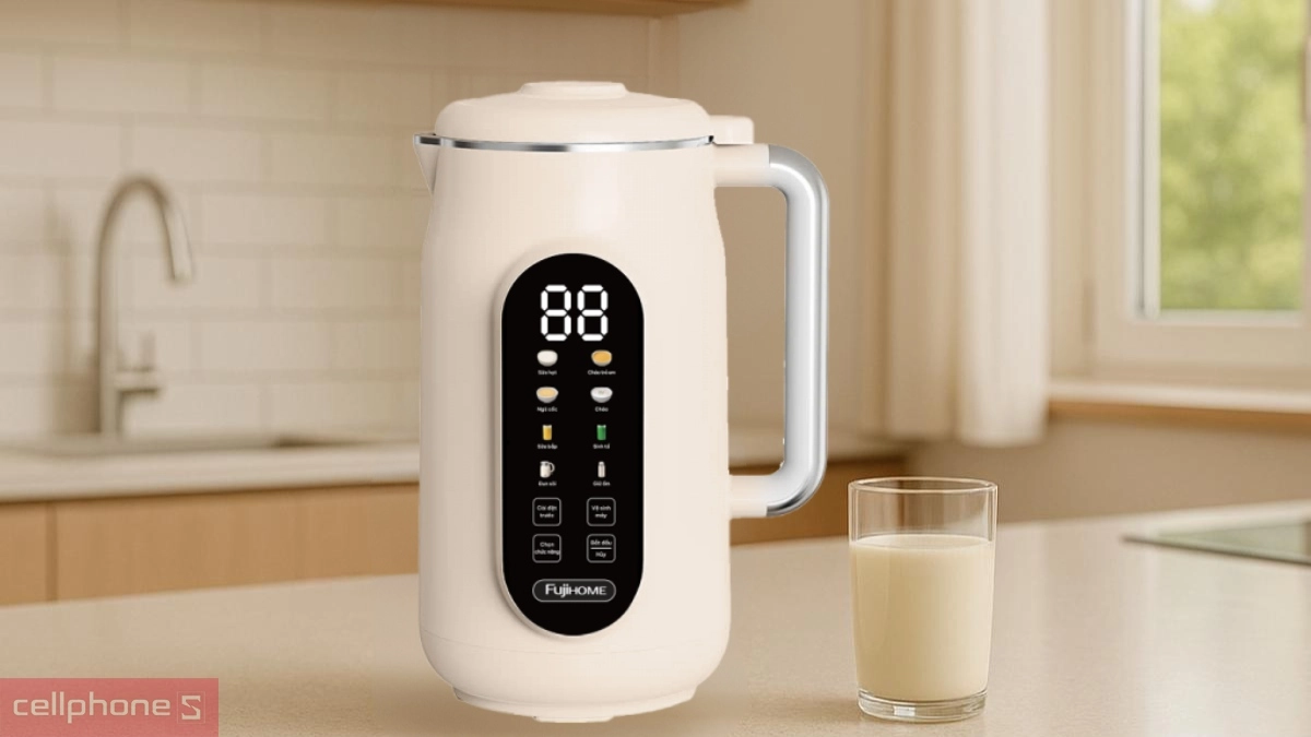 Thiết kế máy làm sữa hạt Fujihome SM836