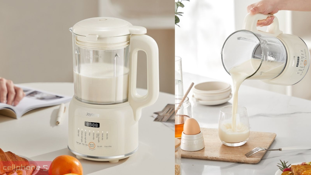 Dung tích máy làm sữa hạt đa năng JoYoung JSM-135 1.2 lít