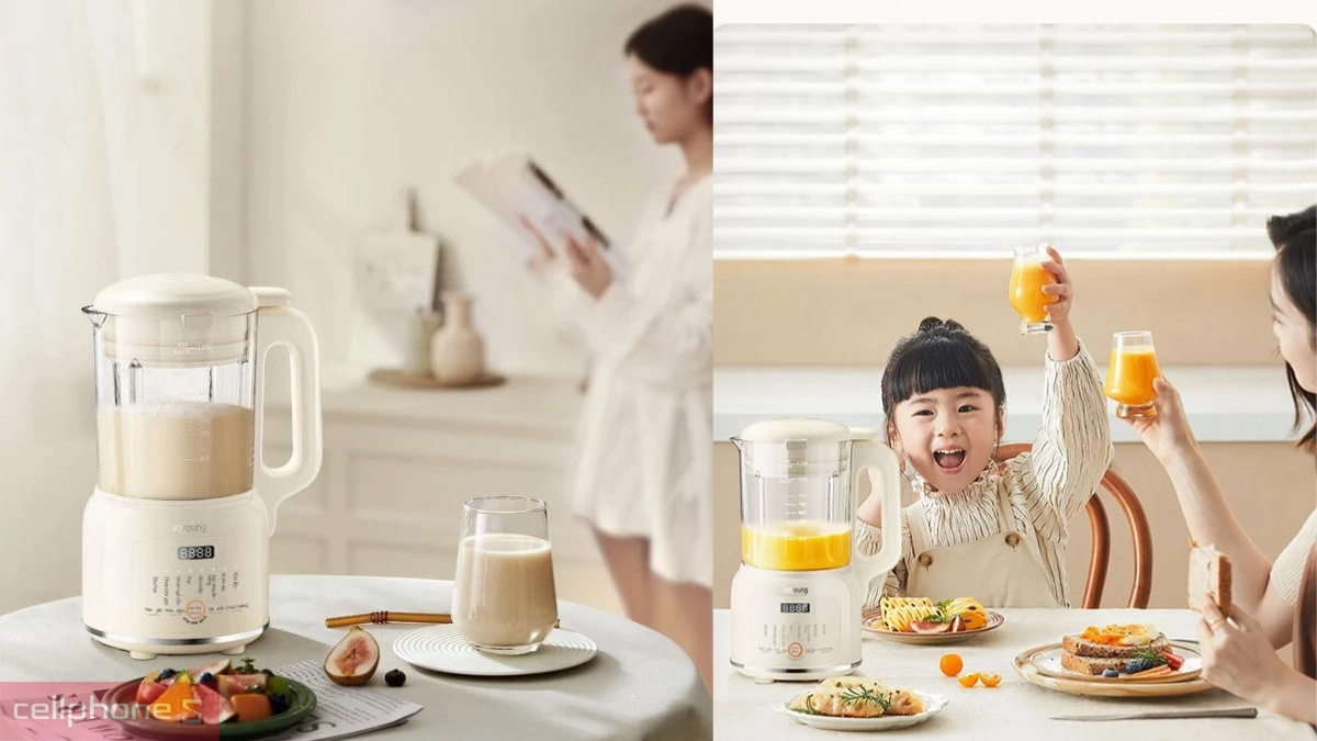 Thiết kế máy làm sữa hạt đa năng JoYoung JSM-135 1.2 lít