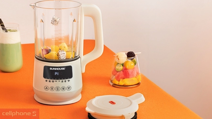 Chất liệu, dung tích của máy làm sữa hạt đa năng Sunhouse SHD5261