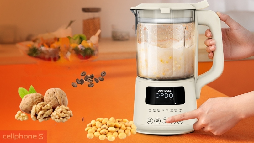 Các tiện ích thông minh đi kèm của máy làm sữa hạt đa năng Sunhouse SHD5261