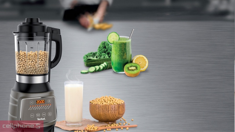 Chương trình vệ sinh tự động của máy làm sữa hạt đa năng Tefal BL967B66 1300W 1.75l