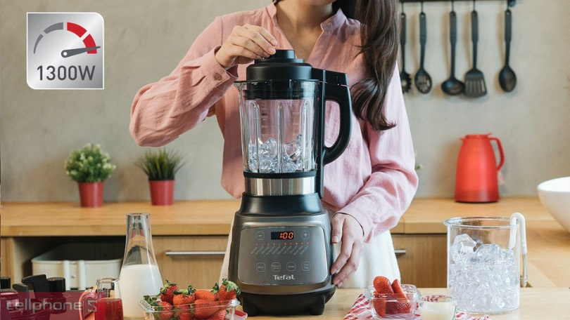 Công suất xay, nấu của máy làm sữa hạt đa năng Tefal BL967B66 1300W 1.75l