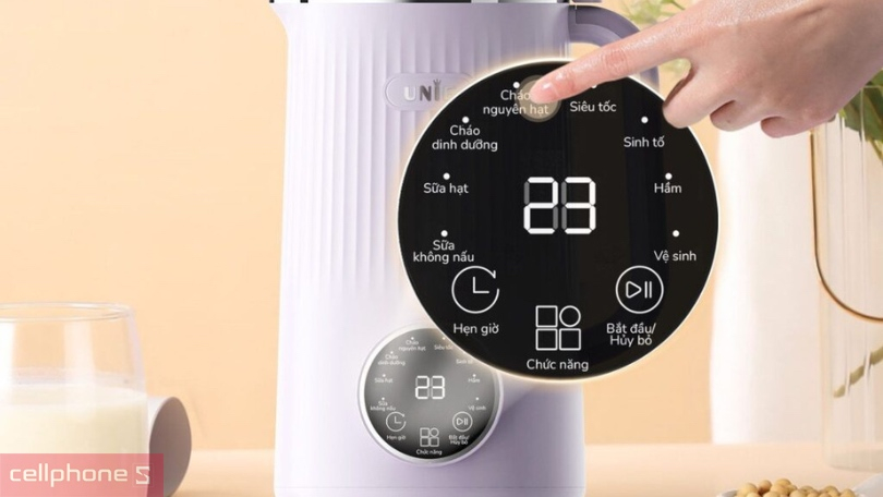 Máy làm sữa hạt Unie UMB10 - Thể tích lớn, đa dạng chế độ xay nấu