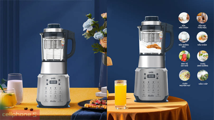 Công suất máy làm sữa hạt Unie V9S