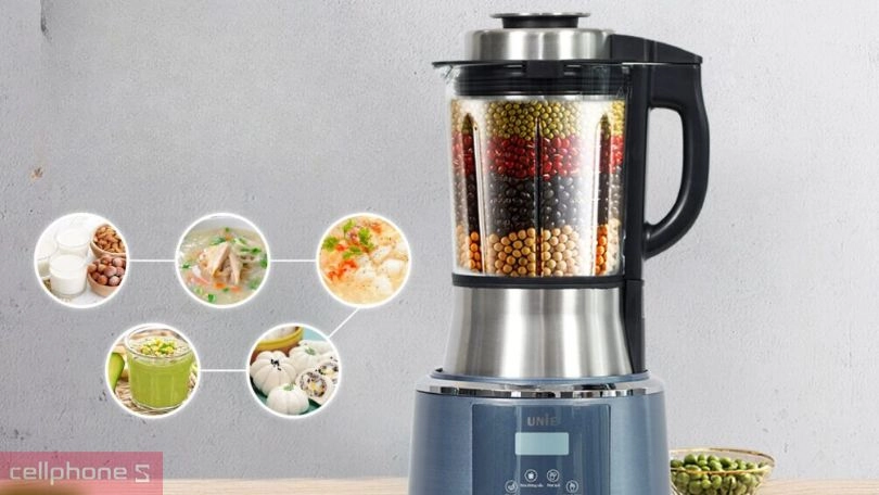 Chế độ xay nấu có trên máy làm sữa hạt Unie V1S