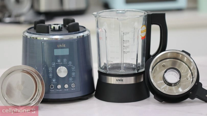 Khả năng tháo lắp, vệ sinh máy làm sữa hạt Unie V1S