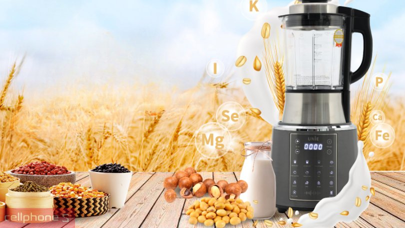 Lý do nên mua máy làm sữa hạt Unie V6S