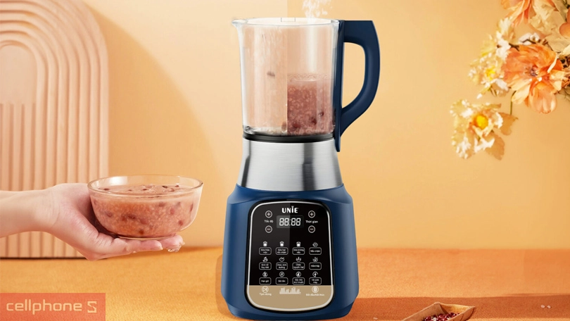 Chế độ xay, nấu trên máy làm sữa hạt Unie VX