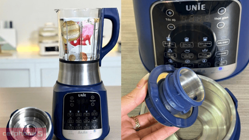 Công suất máy làm sữa hạt Unie VX