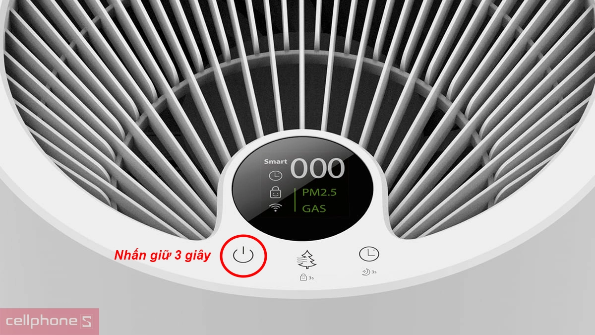 Bật chế độ Wi-Fi máy lọc không khí Acerpure Pro P2