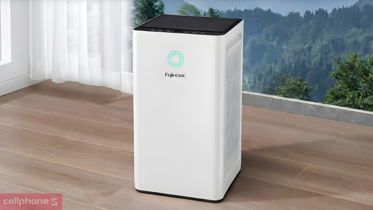 Hiệu suất máy lọc không khí Fujihome AP5Pro kết nối Wifi