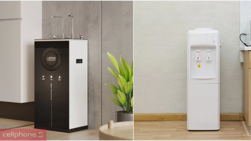 So sánh máy lọc và cây nước nóng lạnh - Đâu là lựa chọn phù hợp?