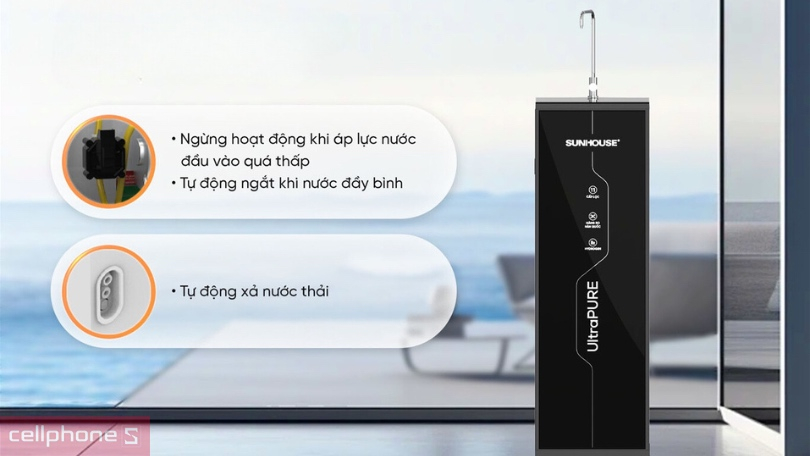 Tiện ích có trên máy lọc nước RO Ultrapure Sunhouse 11 lõi SHA8899KL