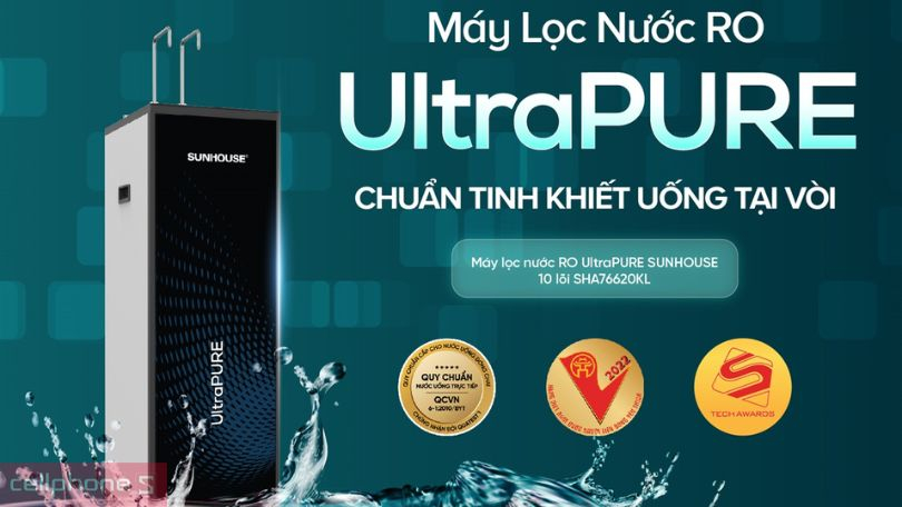 Vì sao nên mua máy lọc nước RO UltraPURE Sunhouse 10 lõi SHA76620KL