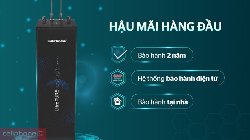Tính năng có trên máy lọc nước RO UltraPURE Sunhouse 10 lõi SHA76620KL