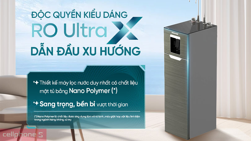 Thiết kế máy lọc nước RO UltraX Sunhouse 11 lõi SHA76668SH