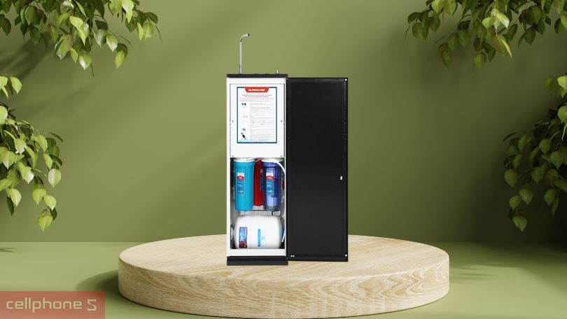 Máy lọc nước RO nóng lạnh SUNHOUSE SHA76213CK 10 lõi
