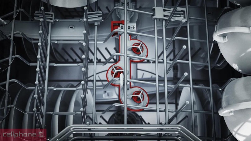 Máy rửa bát độc lập BoschSMS6ECI11E - Vệ sinh bát đĩa hiệu quả, hoạt động êm ái