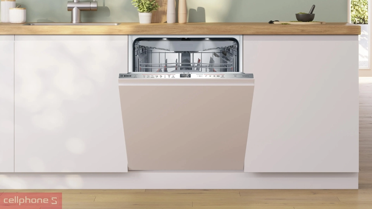 Thiết kế máy rửa bát âm tủ Bosch 14 bộ Series 6 SMV6ZCX16E