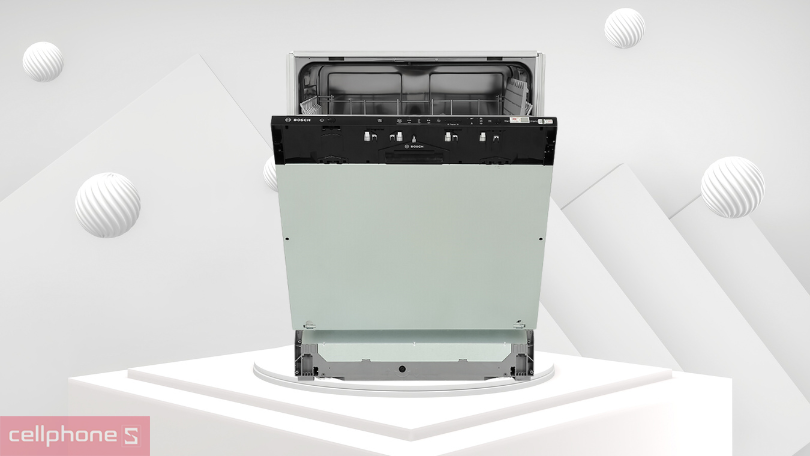 Máy rửa bát âm tủ Bosch SMV25BX03R - Thiết kế âm tường đẹp mắt với công suất vệ sinh vượt trội