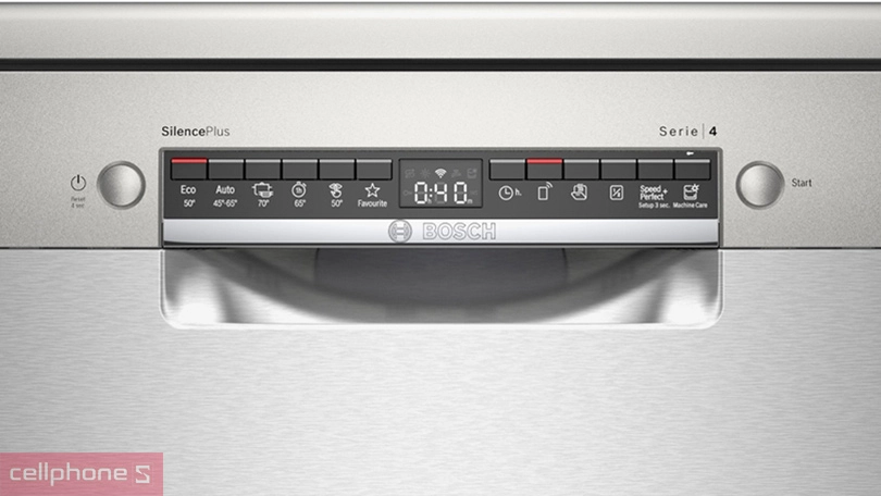 Máy rửa chén độc lập Bosch SMS4ECI26E có 6 chương trình rửa