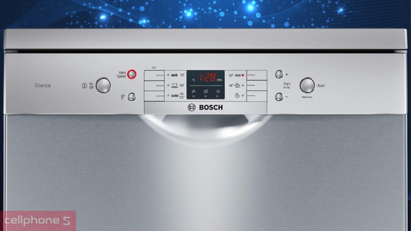 Máy rửa bát Bosch SMS63L08EA Series 6 – An toàn, rửa chén bát siêu tốc