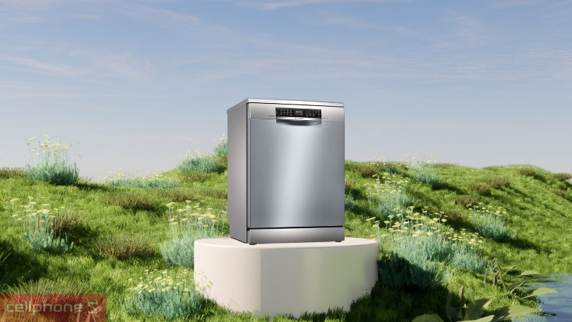 Máy rửa bát Bosch SMS6ECI93E series 6 với 8 chế độ rửa, có thể kiểm soát từ xa