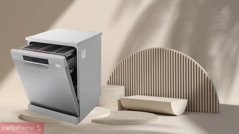 Máy rửa bát Bosch SMS6ECI93E series 6 với 8 chế độ rửa, có thể kiểm soát từ xa