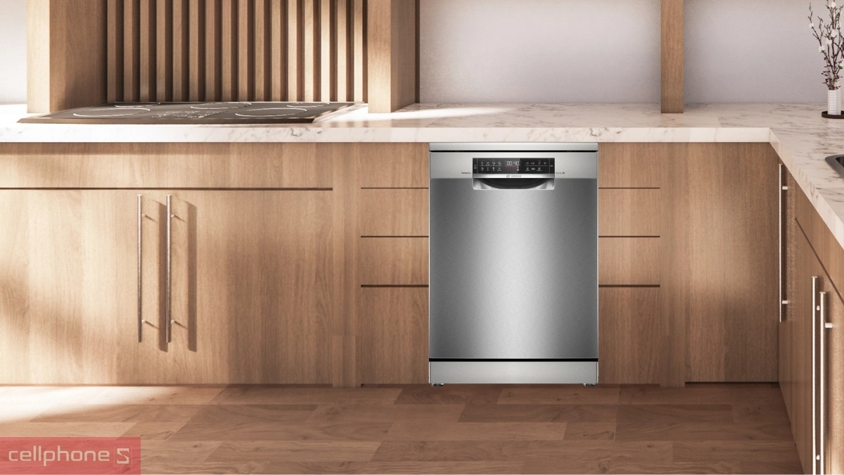 Thiết kế máy rửa bát độc lập Bosch 14 bộ Series 6 (SMS6ZCI85M)