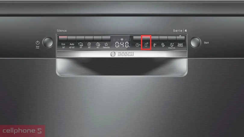 Hướng dẫn kết nối máy rửa bát độc lập Bosch SMS4IKC62T với điện thoại