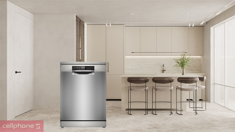 Độ ồn của máy rửa bát độc lập Bosch SMS6ECI04E