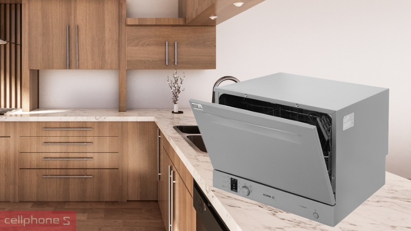 Hướng dẫn sử dụng máy rửa bát mini Bosch SKS62E38EU