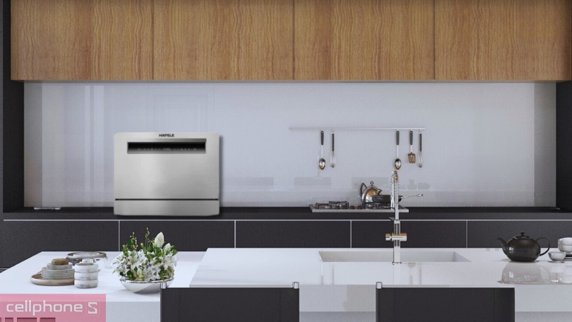 máy rửa chén Hafele để bàn dễ dùng 