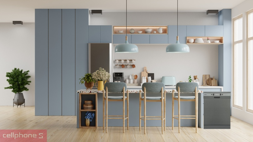 Tiện ích, thiết kế trên máy rửa bát bán âm Hafele HDW-HI60C