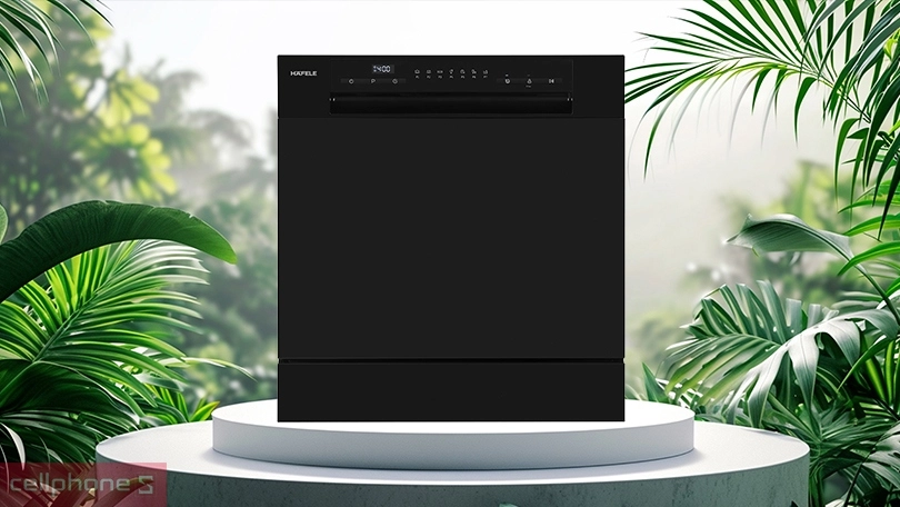 Thiết kế, kích thước, chương trình trên máy rửa bát mini Hafele HDW-T5531B