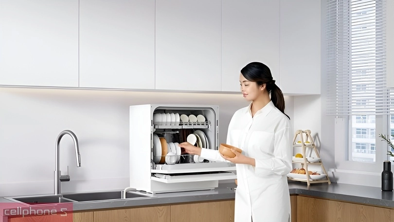 Mua máy rửa chén nhỏ giúp giảm vi khuẩn đến 99% máy rửa bát nhỏ giúp tiêu diệt 99% vi khuẩn