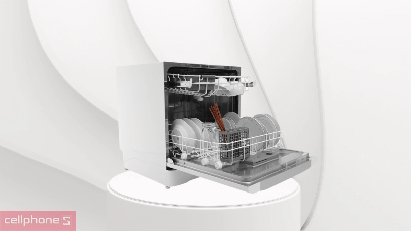 Máy rửa chén mini ELECTROLUX ESF6010BW - Hoạt động êm ái, rửa nhanh chóng