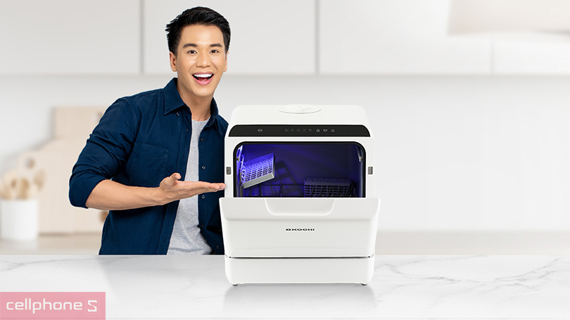 Vì sao nên mua Máy rửa chén bát mini để bàn Kochi DW-C300VN?