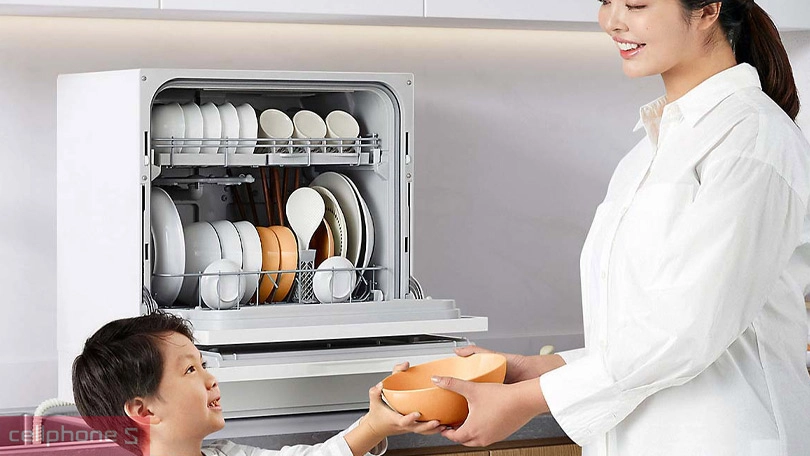 máy rửa bát Panasonic đa dạng hơn 9 chế đô rửa