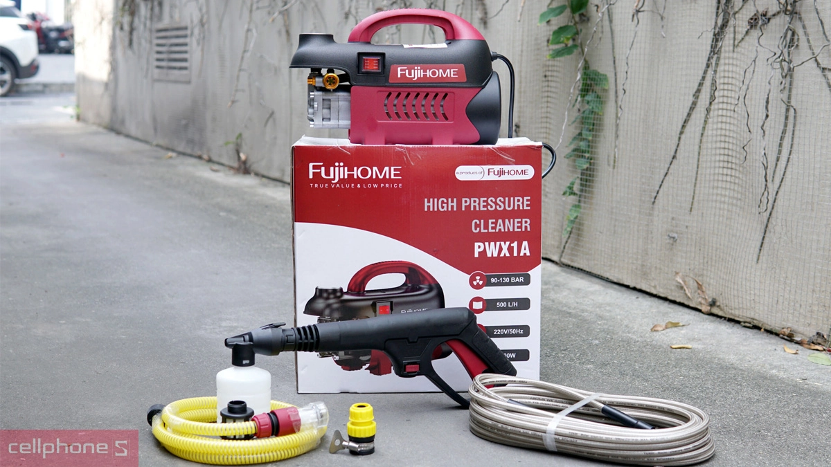Phụ kiện máy rửa xe mô tô cảm ứng từ FujiHOME PWX1A