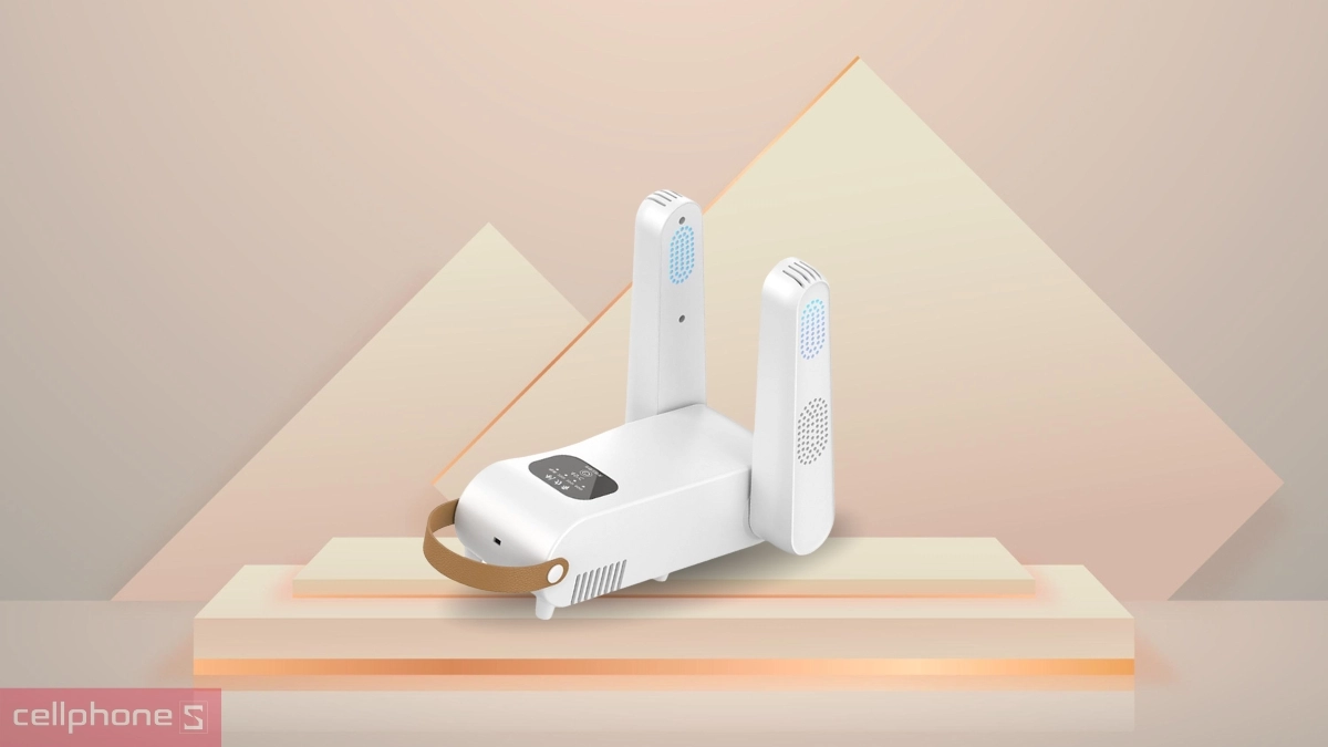 Tính năng sấy ánh sáng xanh, hẹn giờ của máy sấy khô giày Hyundai HDR-006-WH