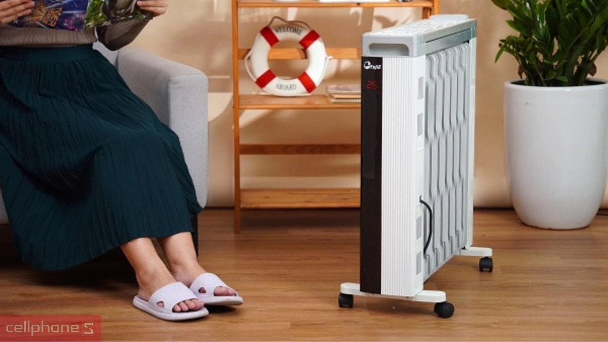 Công suất sưởi mạnh mẽ của máy sưởi dầu Fujie OFR7913