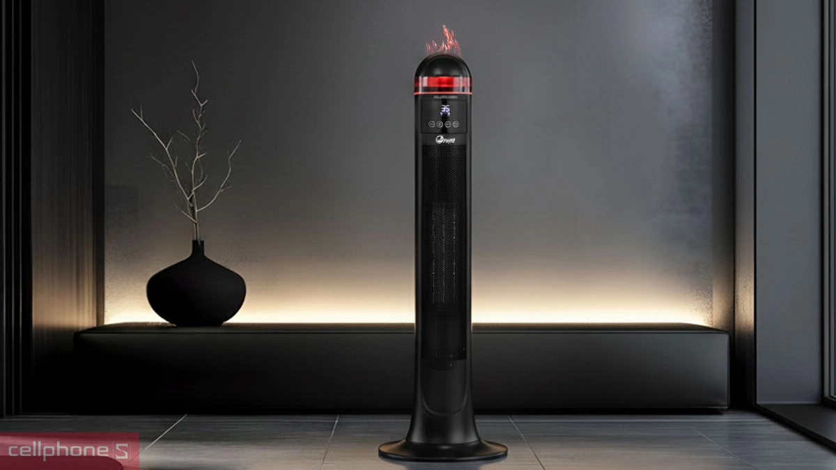 Thiết kế máy sưởi gốm Fujie VH221 giọng nói tiếng Việt