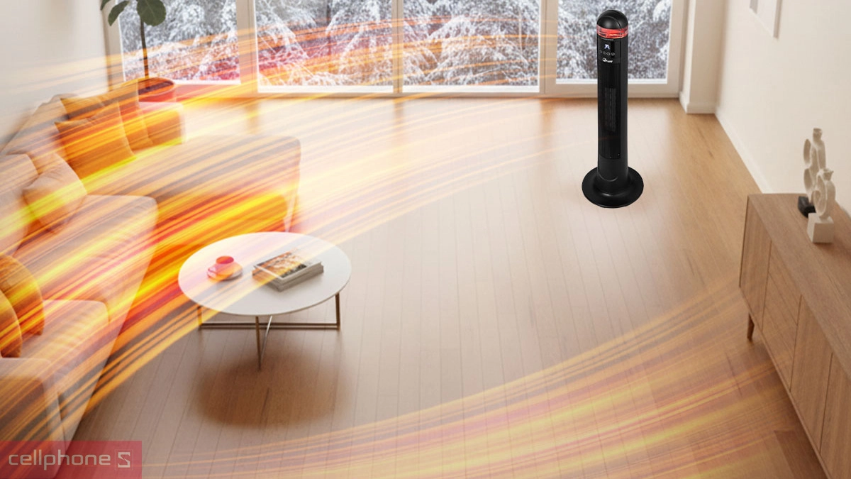 Công nghệ máy sưởi gốm Fujie VH221 giọng nói tiếng Việt