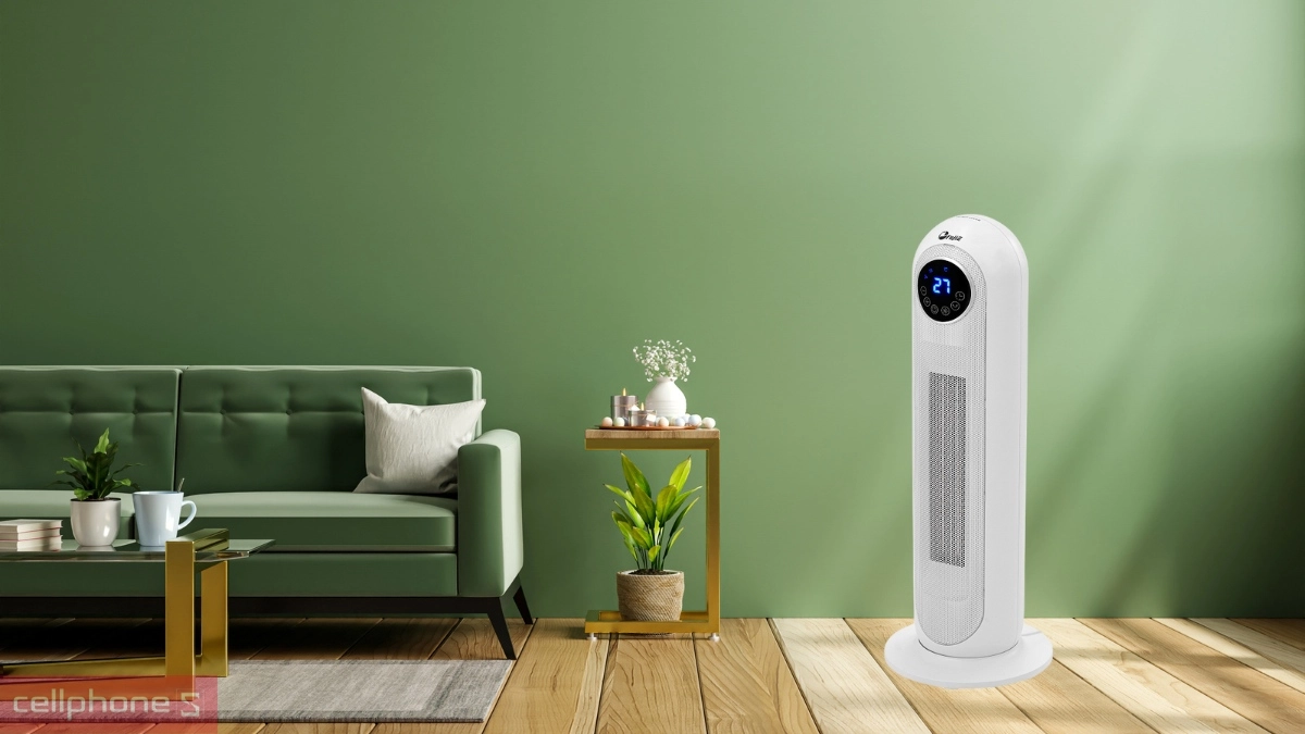 Kiểu dáng máy sưởi gốm Ceramic FujiE CH-2300 để sàn