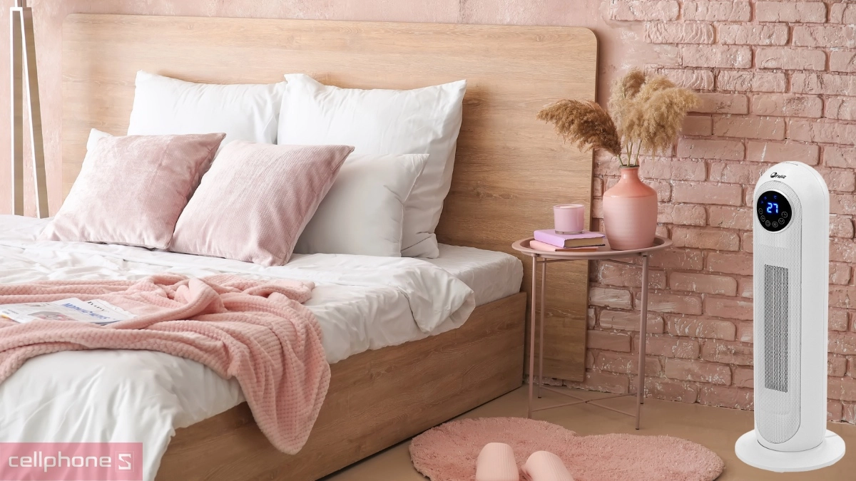 Chức năng máy sưởi gốm Ceramic FujiE CH-2300 để sàn