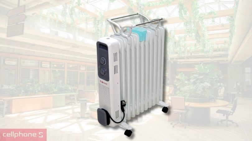 Quạt sưởi dầu Fujihome OH8411 - Thân thiện với sức khỏe, sưởi ấm nhanh