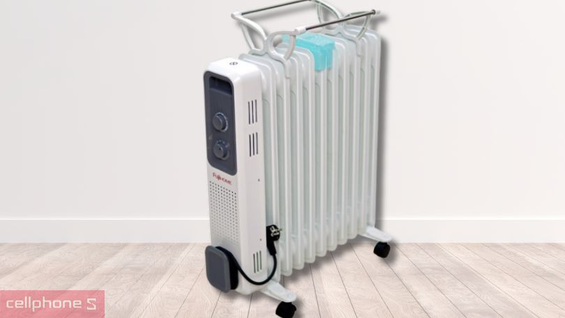 Quạt sưởi dầu Fujihome OH8411 - Thân thiện với sức khỏe, sưởi ấm nhanh